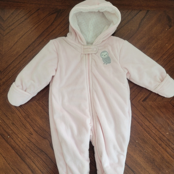 Carters One-Piece Jumpsuit Pink Size Size 6 Months Zipper - Picture 1 of 8